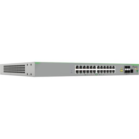 ALLIED TELESIS 24 X 10/100T Poe+ Ports And 4 X 100/1000 AT-FS980M/28PS-10